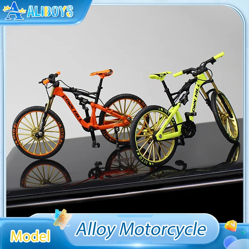 Legierung Fahrrad Mini Simulation Metall Druckguss Fahrrad Modell Miniatur Rennrad Home Dekoration Sammlung Spielzeug für Jungen Geschenke