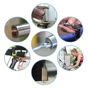 Çok fonksiyonlu 7 ve 19mm Sihirli Soket, Çok Amaçlı Anahtarı uzatma çubuğu-Elektrikli El matkabı Vida Aracı Seti 8 en çok satan entalhadeira elektrikli ahşap numarası 2