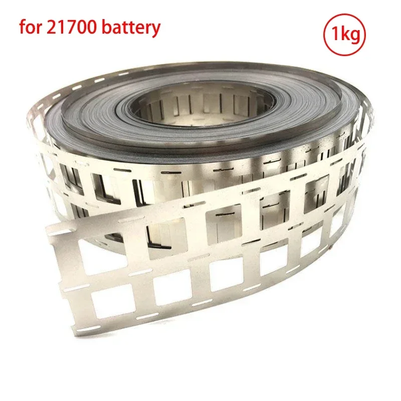 1kg 3P 21700 Lithium Battery Spot Welding Nickel Strip Nickel Plated Steel Strip 21700 Connection Piece Nickel Piece Spot Welder