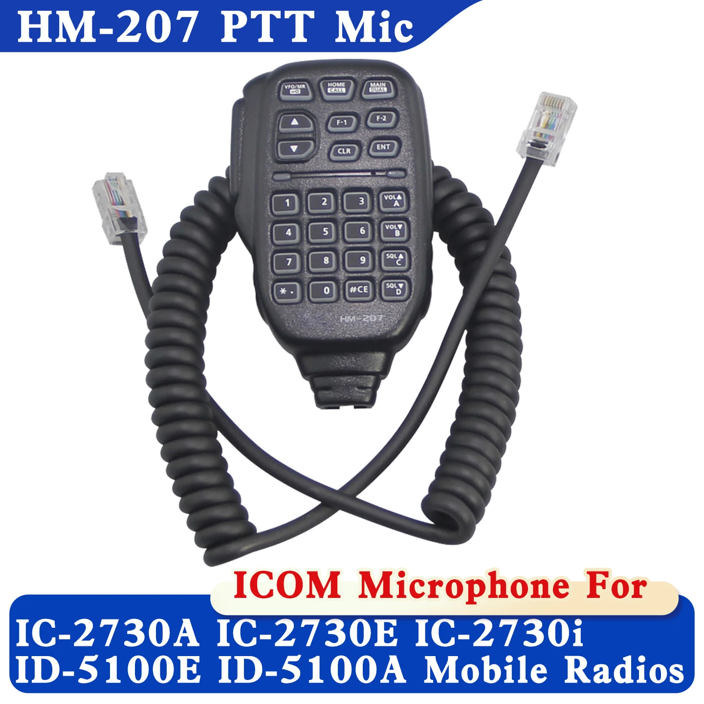 hm-207-handheld-microphone-speaker-for-icom-ic-2730a-ic-2730e-ic-2730i-id-5100a-id-5100e-mobile-radios-mobile-microphone