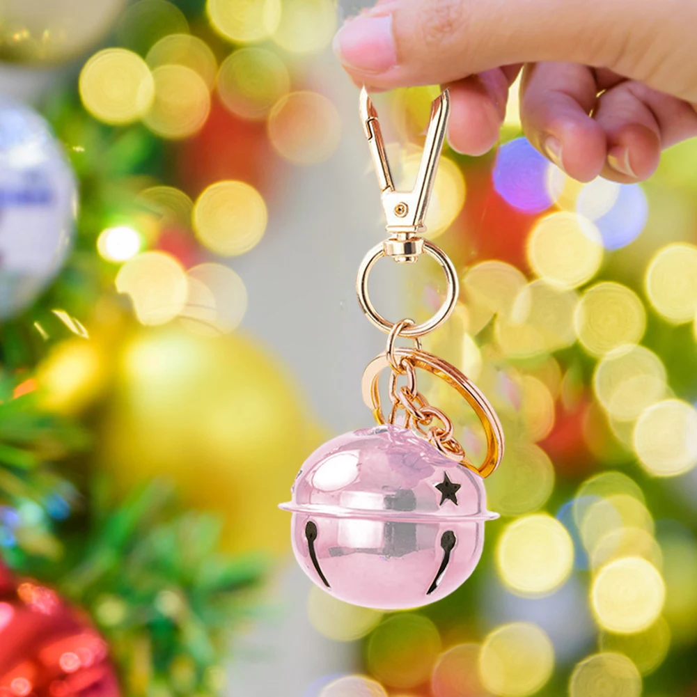 أجراس عيد الميلاد ذات الخمس مدببة ، مشغولات معدنية صغيرة لديكور الأشجار ، 40 * #5