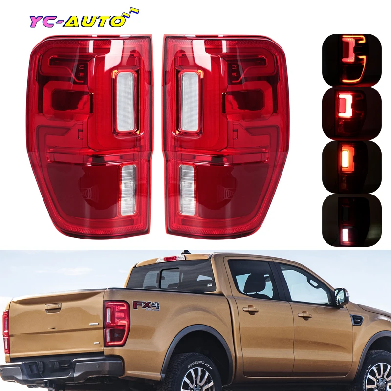 

Для Ford Ranger 2019-2023 светодиодный задний фонарь тормозной с слепой точечный задний фонарь дальнего света стоп-сигнал указатель поворота KB3Z13404G