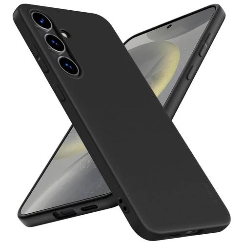 삼성 갤럭시 S24 울트라 플러스용 럭셔리 블랙 케이스, 스퀘어 실리콘 커버, 부드러운 슬림 유연한 케이스, 갤럭시 A05, A15, A25, A35, A55 용 