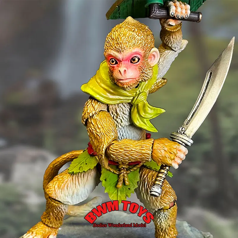 

In Stock Fury Toys 1/18 Scale Huaguo Mountain Golden Knife Guard Golden Monkey Soldier 4inch Action Figure Doll Collection