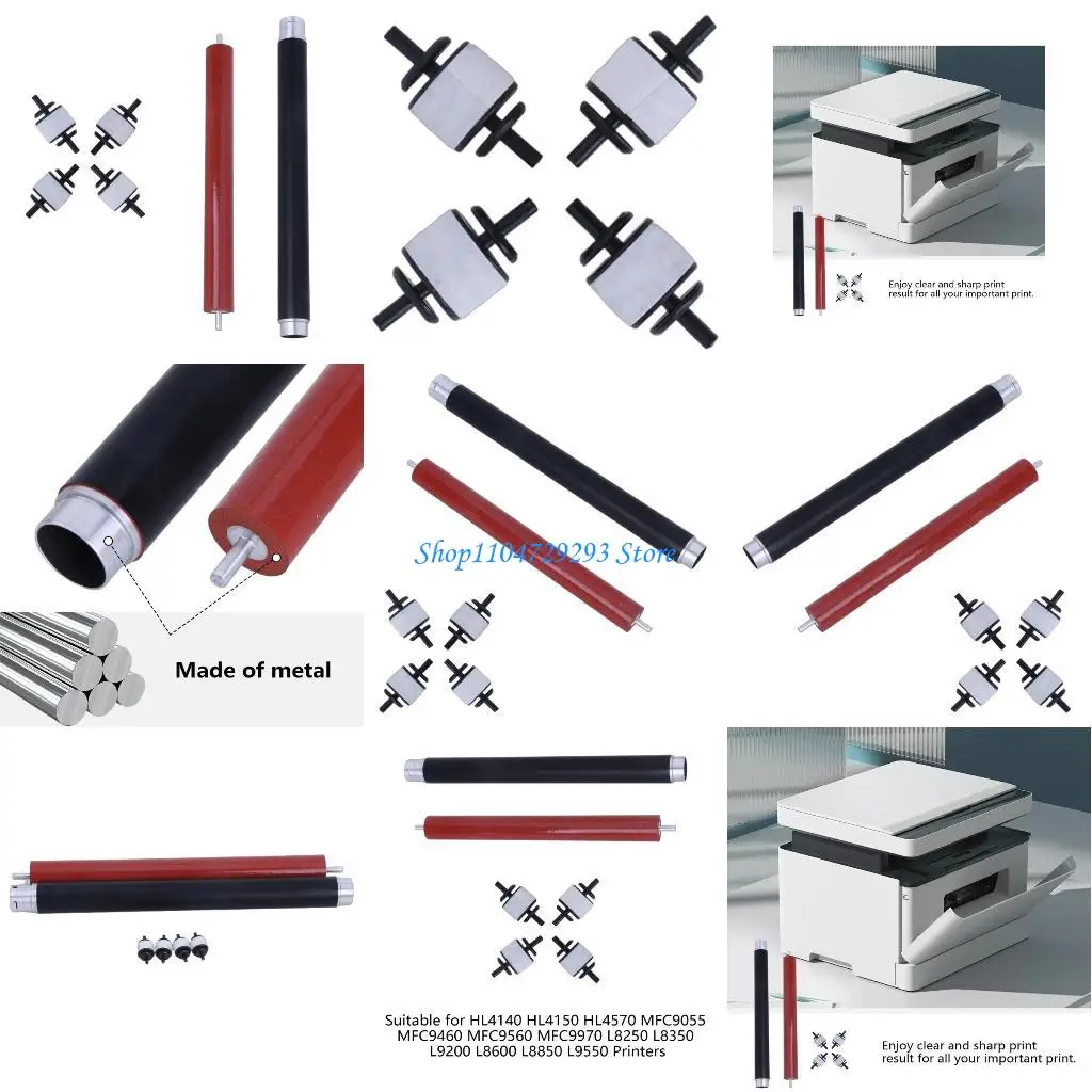 

Y2GD Fuser Upper Roller Heat Roller Hot Roller Replacement for HL4140 HL4150 HL4570