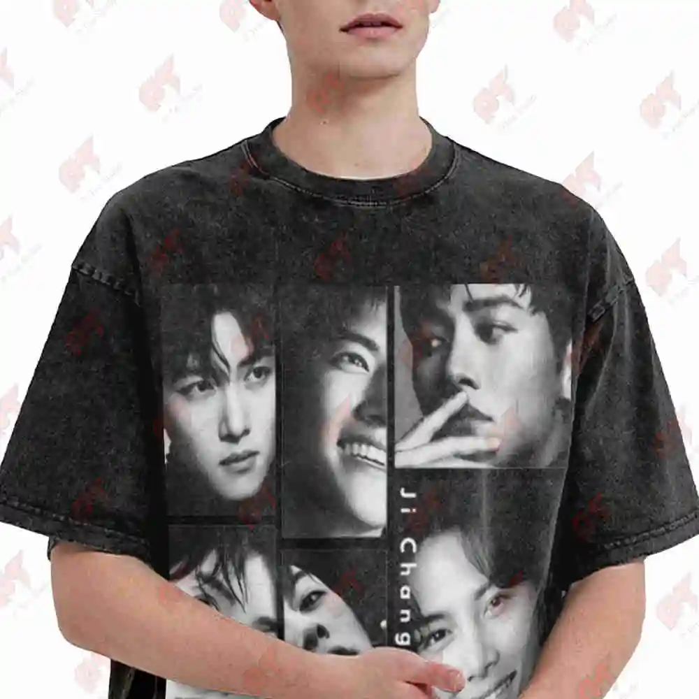 Ji Chang-wook Vintage Washed Tee Pure Cotton T-Shirt