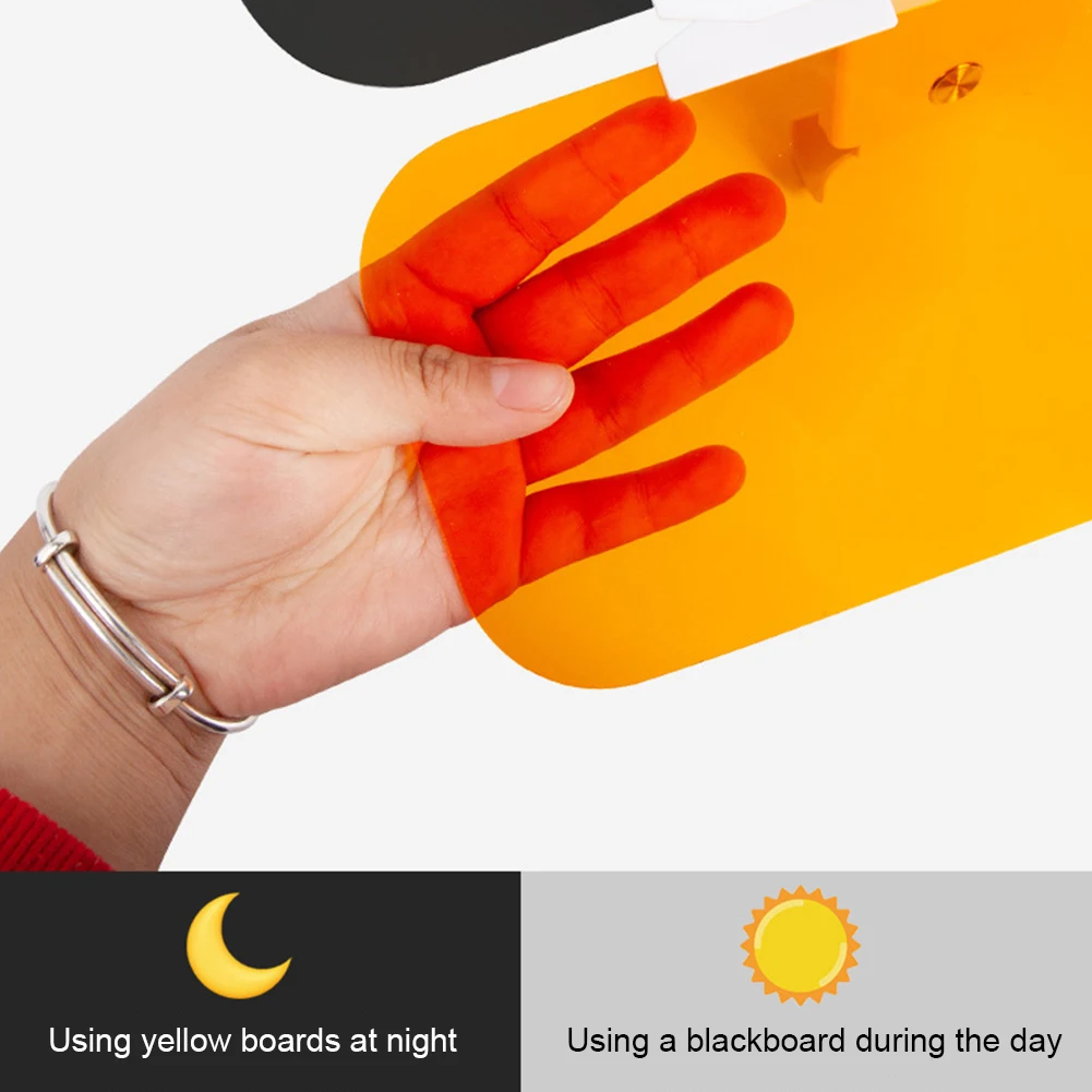 سيارة الشمس قناع الاستقطاب المضادة للوهج الشمس قناع موسع مكافحة انبهار الأشعة فوق البنفسجية حجب ظلة HD للرؤية الليلية القيادة حملق الشمس الظل