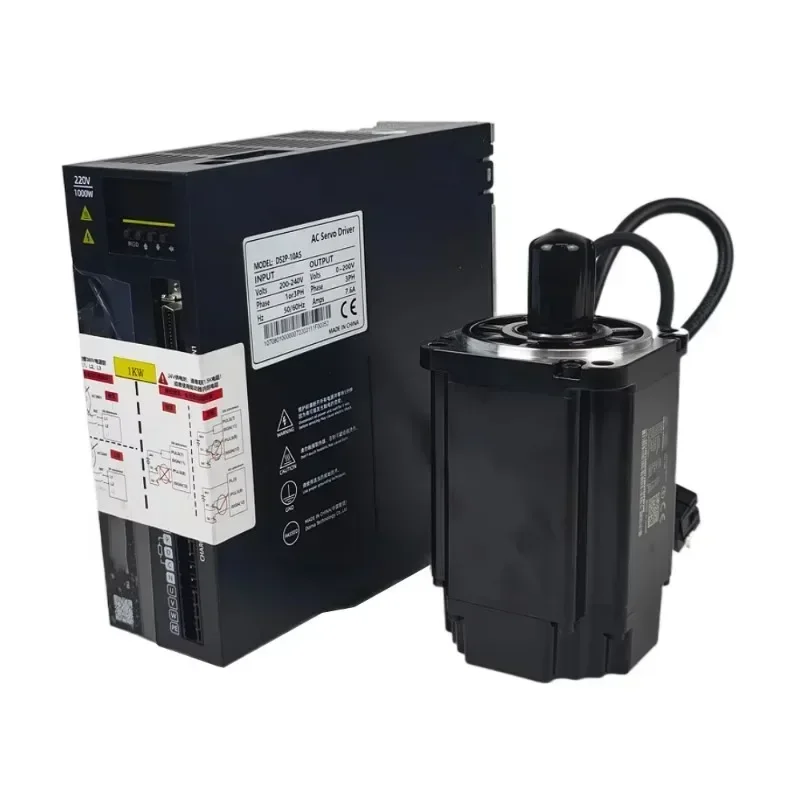 Hot SalesChina Factory Good Price 220V 400w Ac Servo Motor Kit With Driver Motors 17bits Encoder Torque 1.27n.m