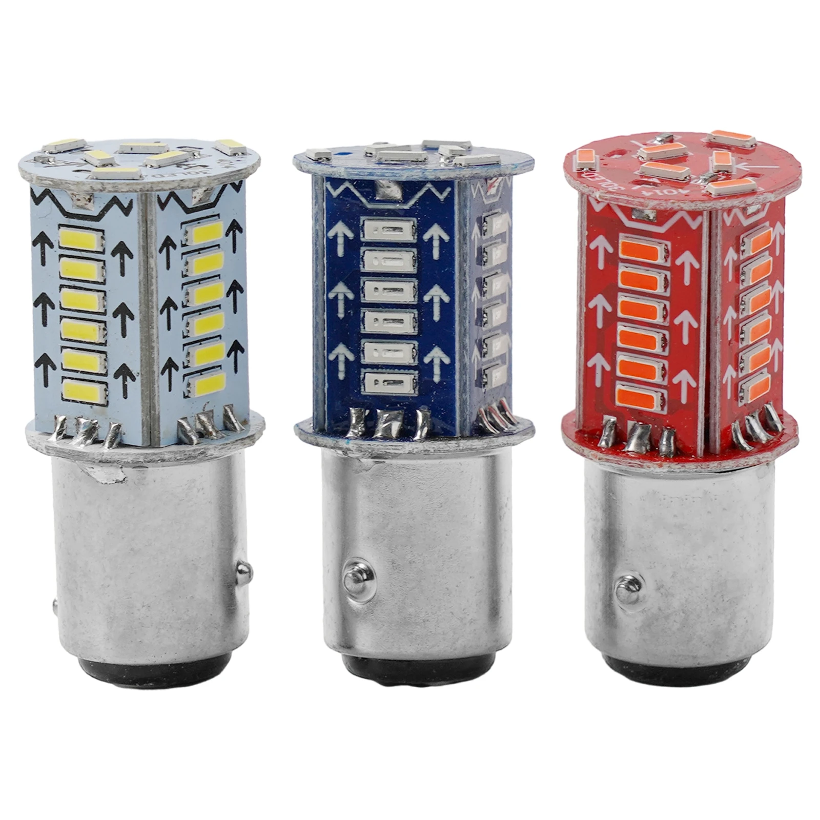 Bombillas LED de freno trasero Universal para coche, señal de giro secuencial de 12V, lámparas de estacionamiento inversas de freno para motocicleta, 1157, 1 unidad