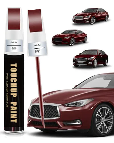 Car Touch up Paint(NAW Coulis Red) Compatible with INFINITI, Car Paint Pen Scratch Repair Two-In-One Touch Up Paint