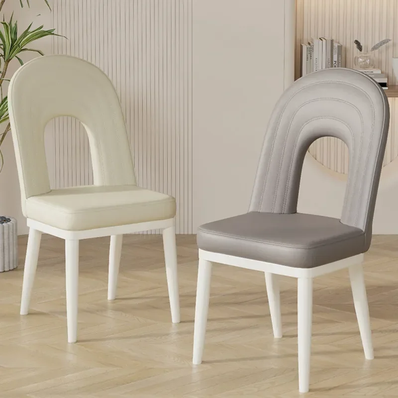 

Contemporary Nordic Chair Soft Bag Backrest Casual Stool for Hotel Restaurant Home Kitchen Seating
