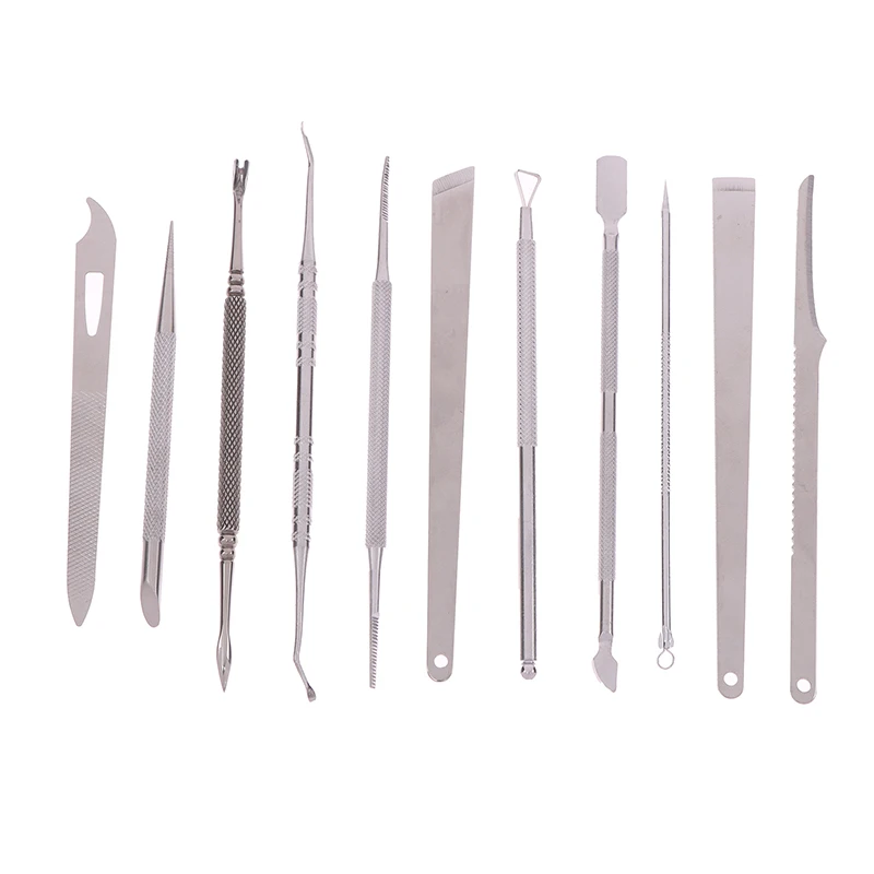 11Pcs Ingrown Toenail Pedicure Tool Kit Nail Manicure Kit For Dead Skin And Calluses Stainless Steel Nail Care For Senior Adult