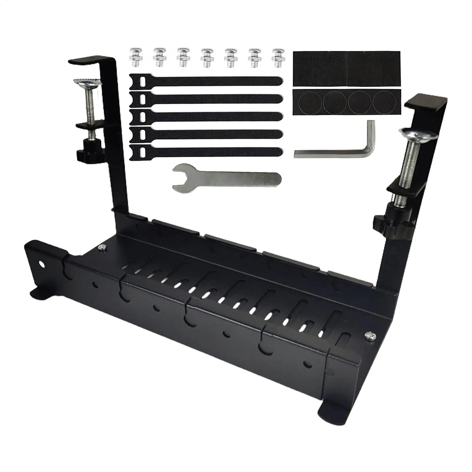 

Under Desk Cable Management Under Desk Cable Organizer Organization Manager Rack Storage Expandable Basket Tray For Computer