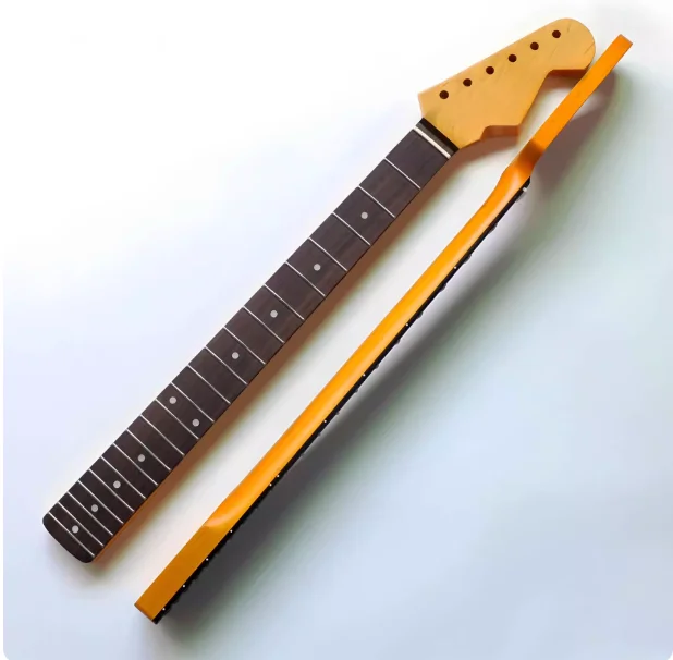 

2025 21 Frets ST Rosewood Fretboard Electric Guitar Handle Maple Neck Without Midline