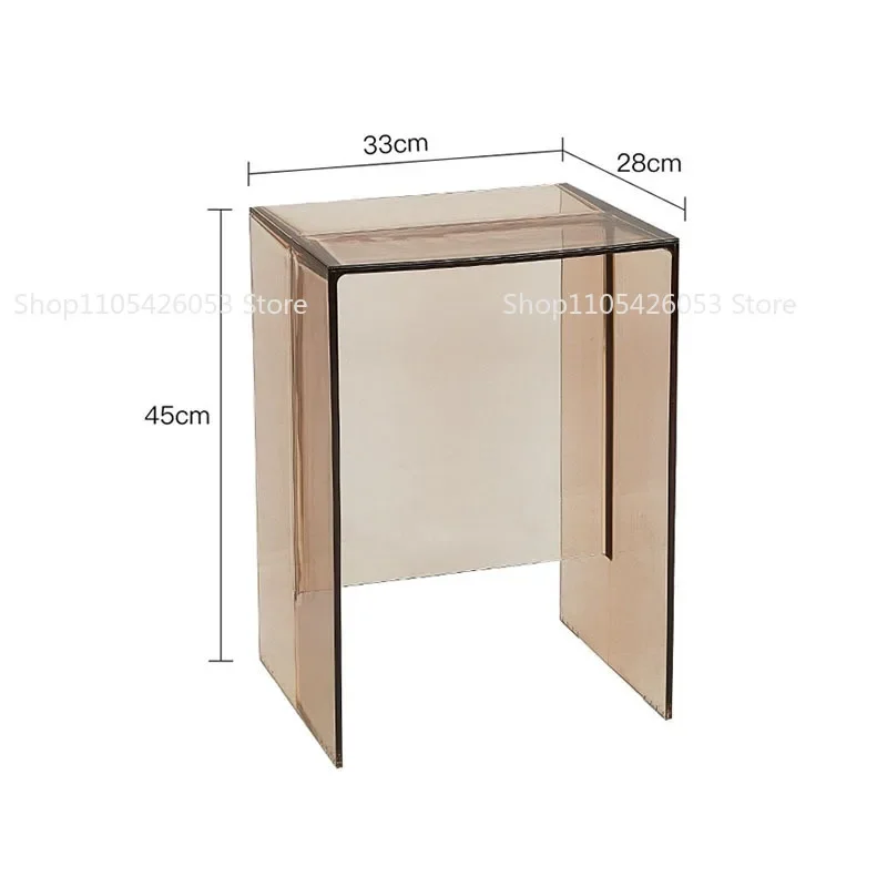 Nordic acrylic small coffee table living room household transparent sofa side table simple small apartment - view 5