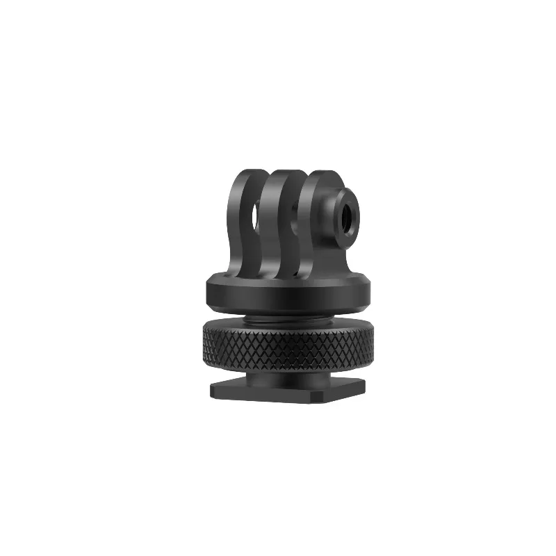 For Action Camera Base Aluminum Alloy 1/4 Screw to Three Claw Bracket