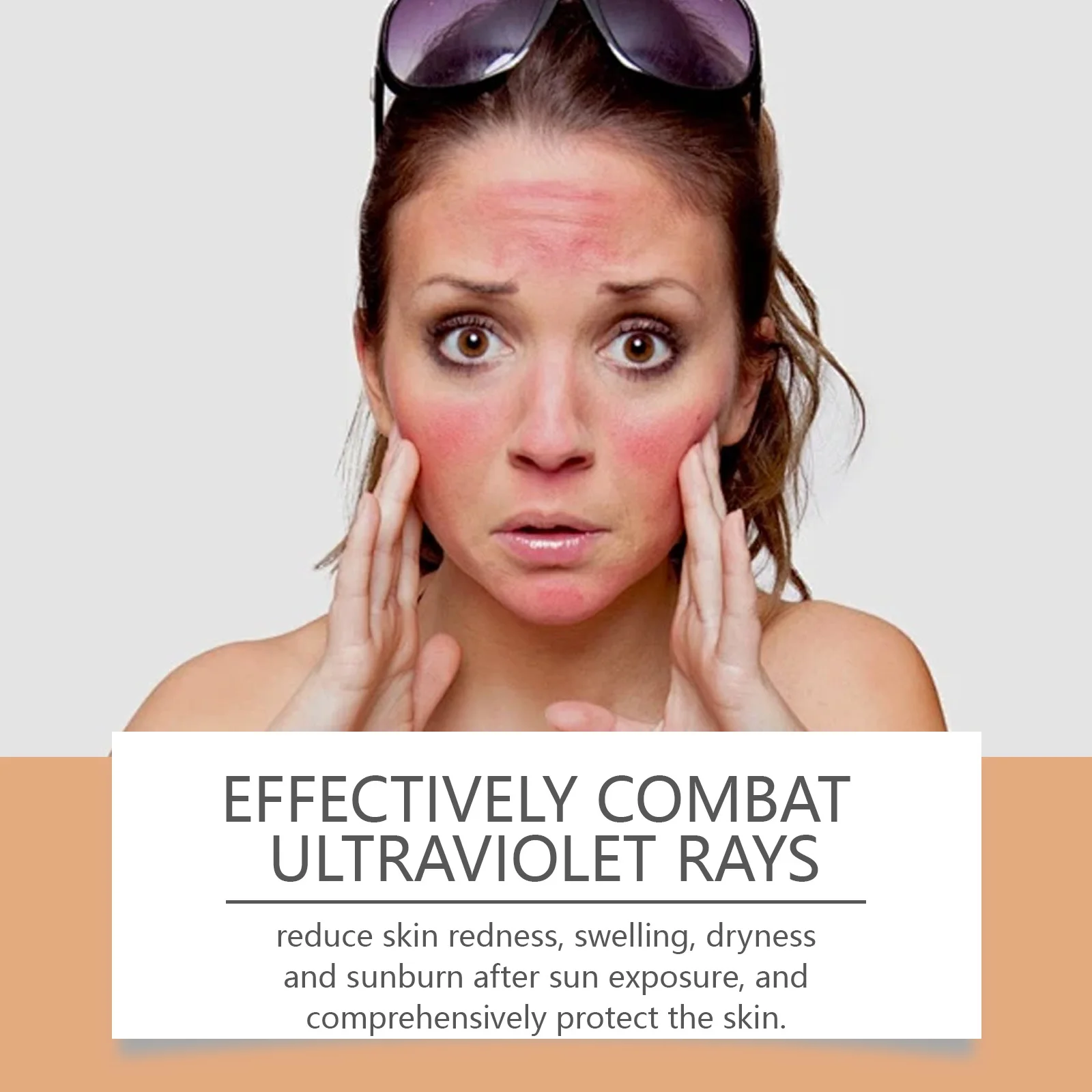 كريم وقاية من الشمس للترطيب العميق SPF 50 + كريم تبييض بالأشعة فوق البنفسجية أداة العناية بالبشرة المرطبة الكورية لجميع أنواع البشرة مستحضرات التجميل 30 جرام