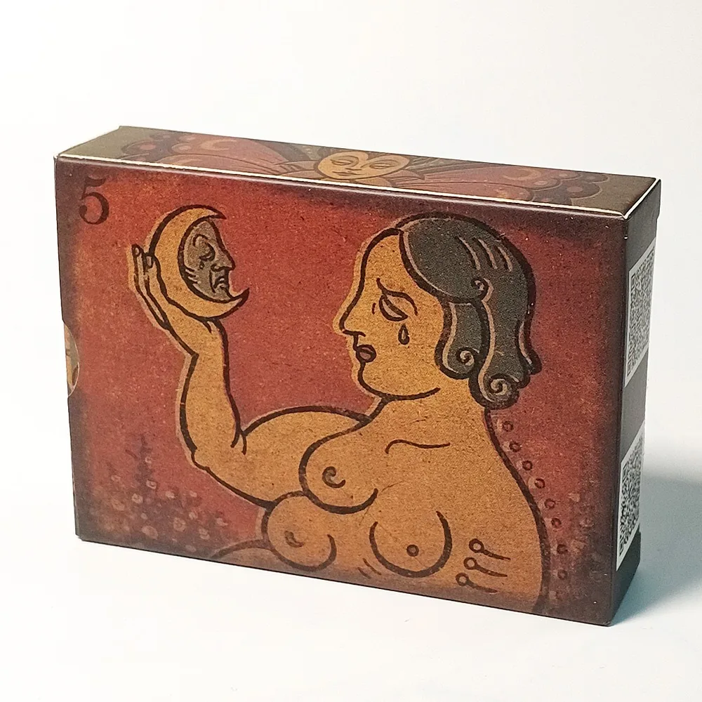 

Набор из 52 карт для сюрреалистических гаданий и медитации, 9*6 см, с двойным тиснением, колода Оракула «Сад ярких грез»