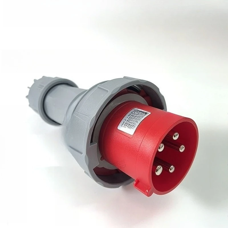5‑Pin 63A IP67 Waterproof Industrial Plug Socket High Power Connector for Stage Light Distribution Box