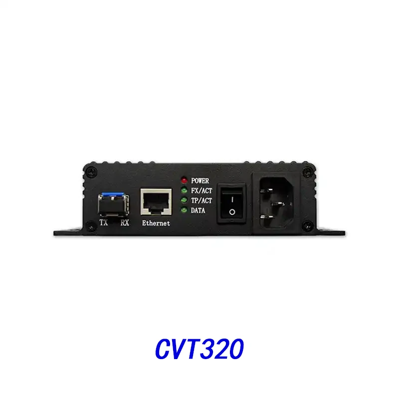 CVT320 Ethernet Single-mode Optic Fiber Converter LED Display Indoor/Outdoor Use 5mm Pixels 1 Year Warranty