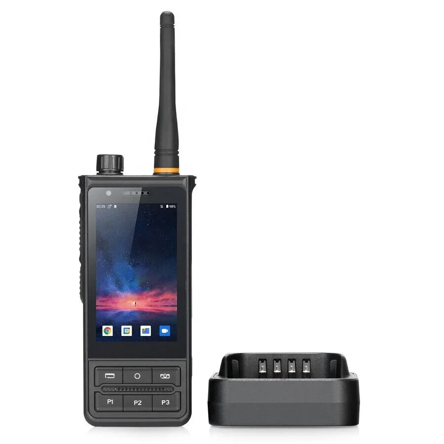 4G LTE GPS dwukierunkowe radio Walkie Talkie z systemem Android PTT POC 3W głośnik wymienna bateria 7320mah ręczny PDA