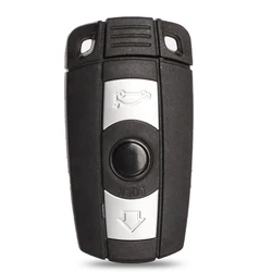 Jinyuqin-Coque de clé à distance intelligente à 3 boutons pour voiture, étui de remplacement pour BMW E61, E90, E82, E70, E71, E87, E88, E89, X5, X6, série 1, 3, 5, 6