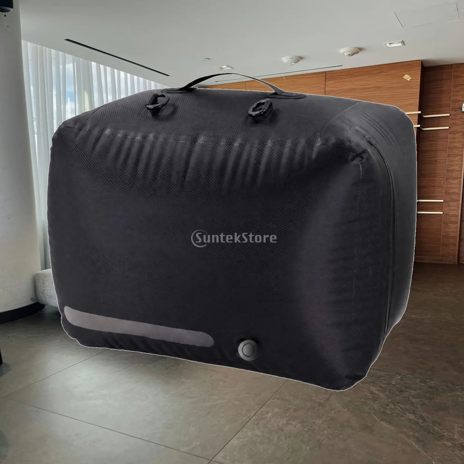 Travel Vacuum Bag for Clothes TPU Material 22 Silk Thick Waterproof Storage Organizer with Top Handle