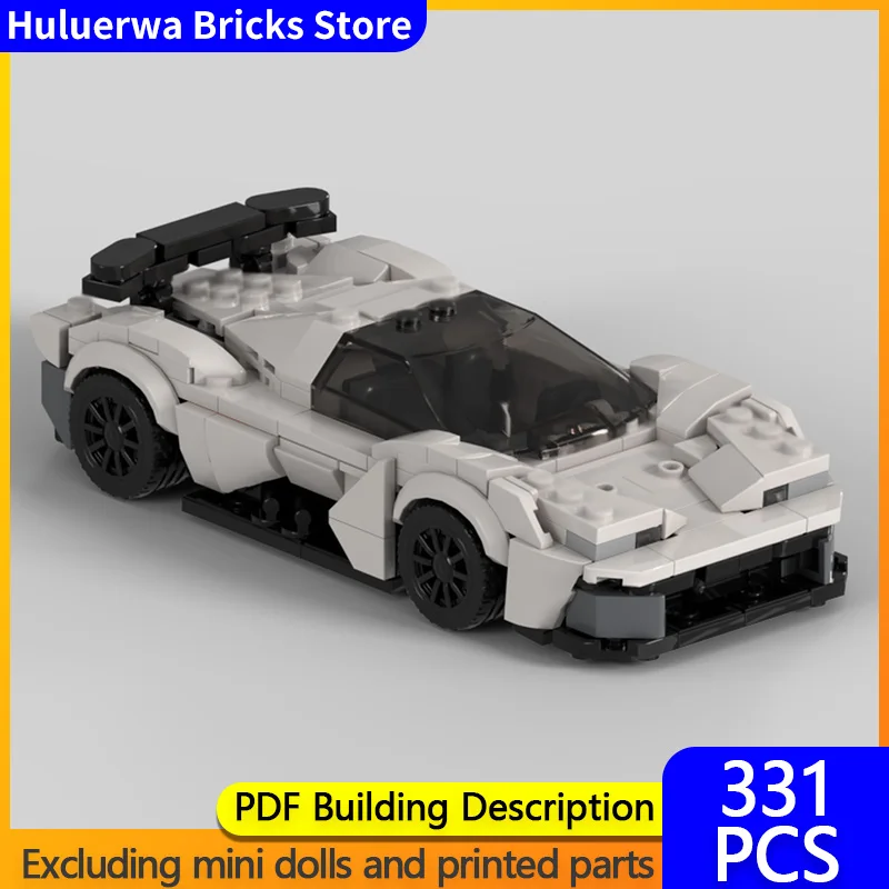 

Модель скоростного гоночного автомобиля MOC Building Bricks KTM X BOW GT XR Hypercar Модульная технология Детские праздничные подарки Сборка игрушек Костюм