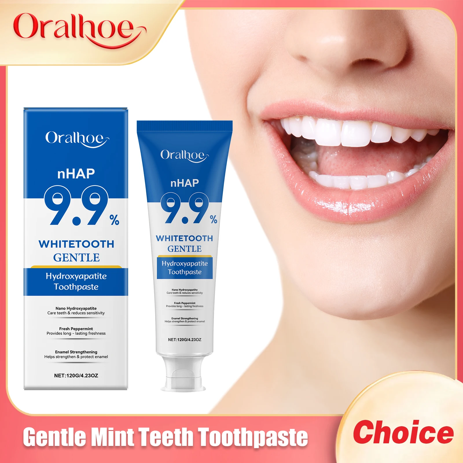 عن طريق الفم النعناع الأسنان معجون أسنان مبيض التنفس الطازج إزالة الأوساخ تهدئة اللثة تنظيف تجويف الفم تقليل رائحة العناية بالأسنان معجون الأسنان