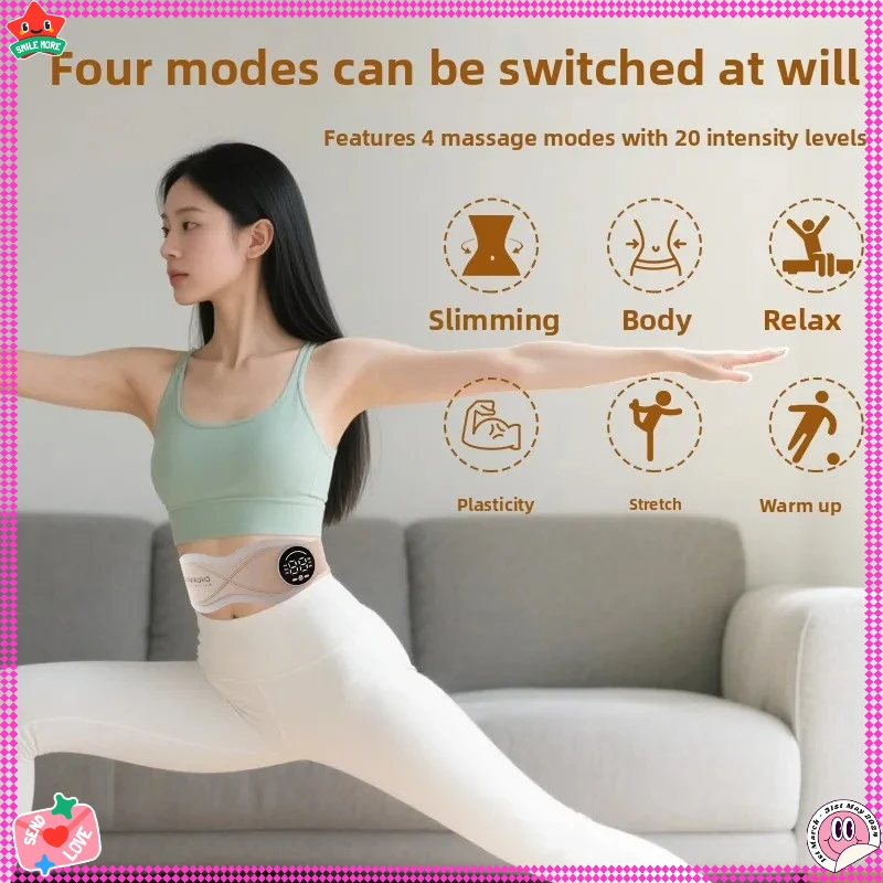 

Бестселлер, пояс для коррекции фигуры, умный пояс для массажа талии, фитнес-инструмент, массажер для похудения