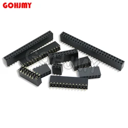 10PCS SMD SMT 2*2/3/4/5/6/7/8/9/10/20/40 PIN double row female HEADER 2.54MM PITCH Strip Connector 2X2 3 5 6 7 8 10 20 40 2.54MM