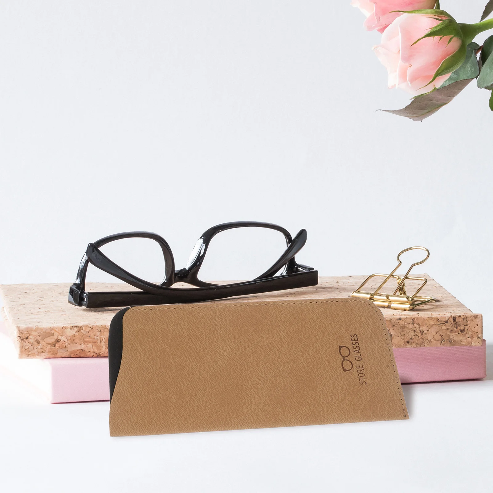

3 Pcs Glasses Bag Case Soft Purse Storage Organizer for Women Reading Eyeglasses Travel