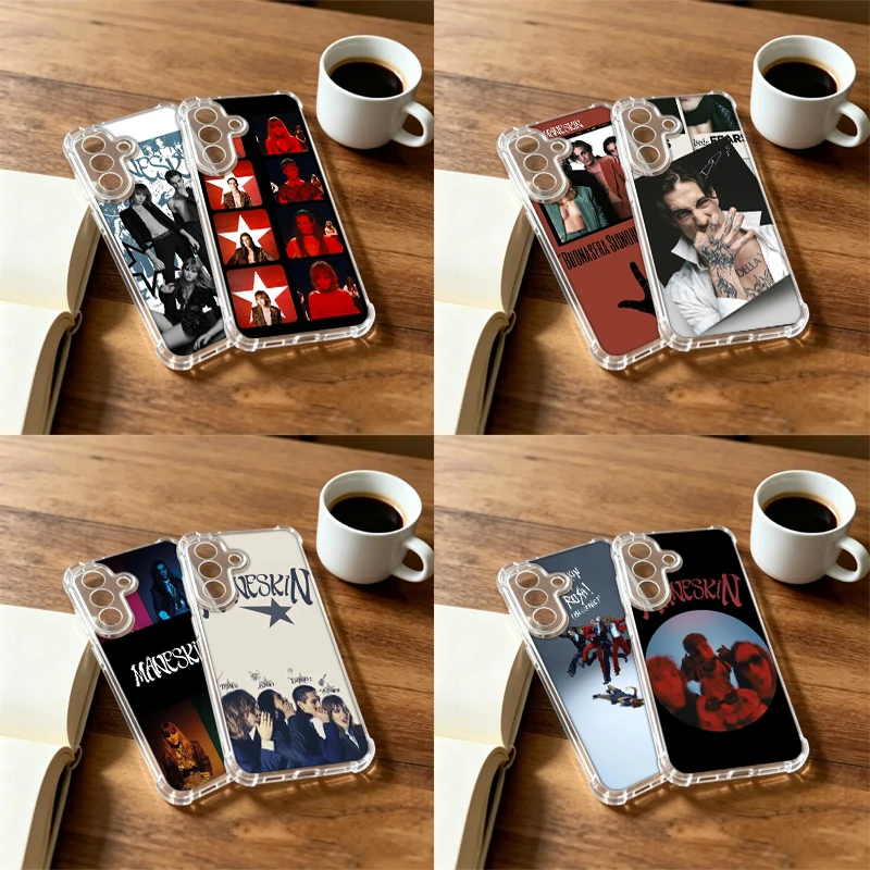 M-Maneskin Damiano David Phone Case For Samsung A57 A37 A27 A17 A16 A26 A36 A56 A55 A35 A25 A15 Galaxy A05S A06 A07 A50 A51 A30