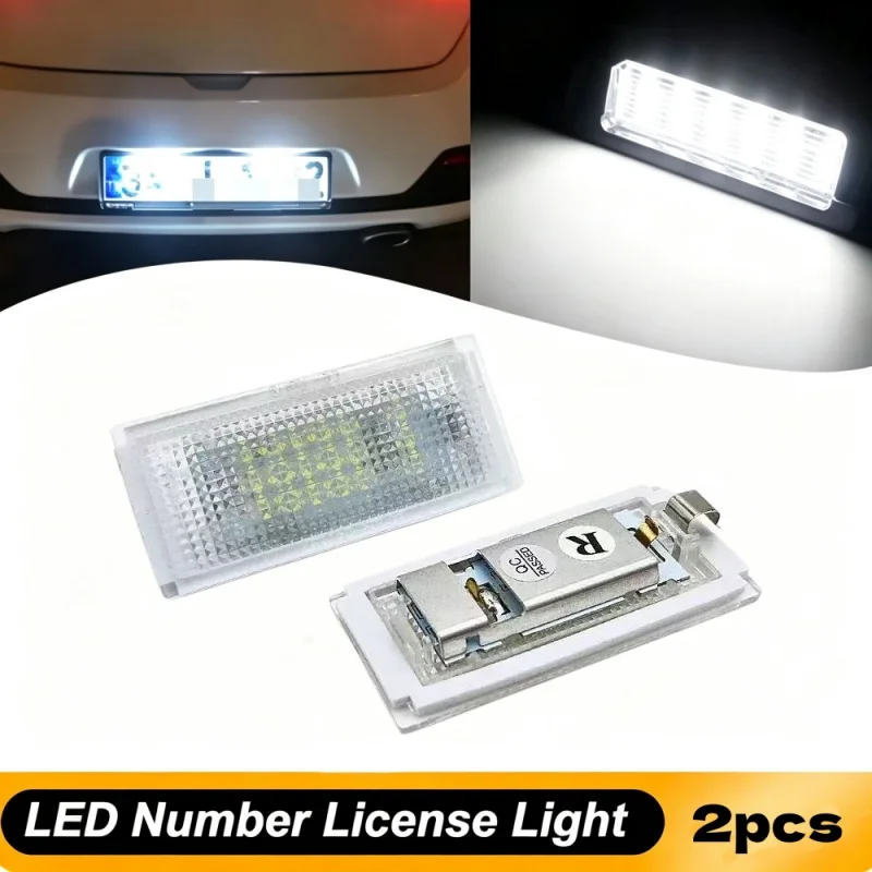 

Car LED License Plate Lights Auto Replacement for BMW Mini Cooper S R50 R52 2004-2006 2007 2008 R53 2001-2006 White Car-Styling