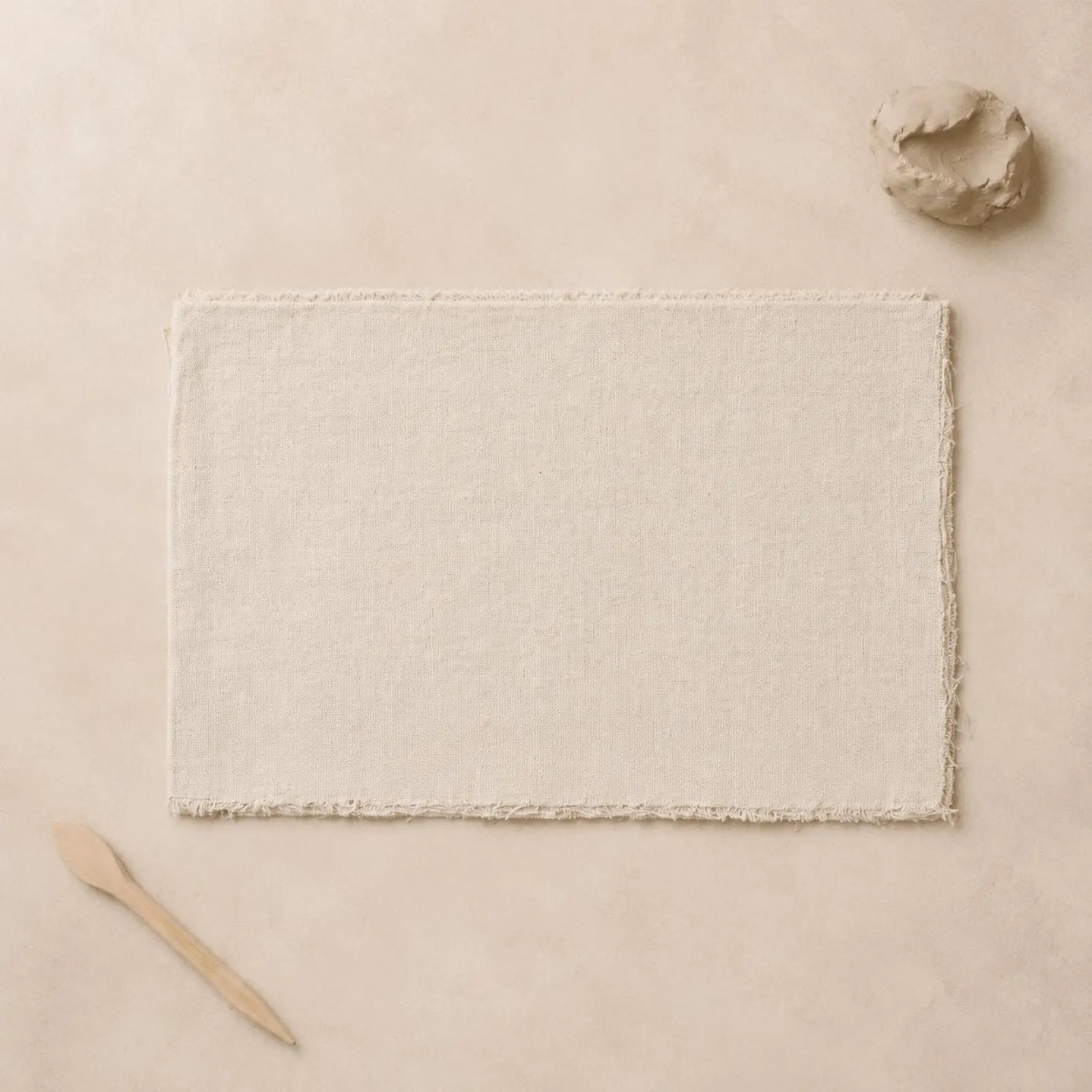 Pottery Linen Mat Absorbent Clay Modeling Cloth Pottery Work Mat Long-Lasting Ceramic Work Table Cover Wear Resistant