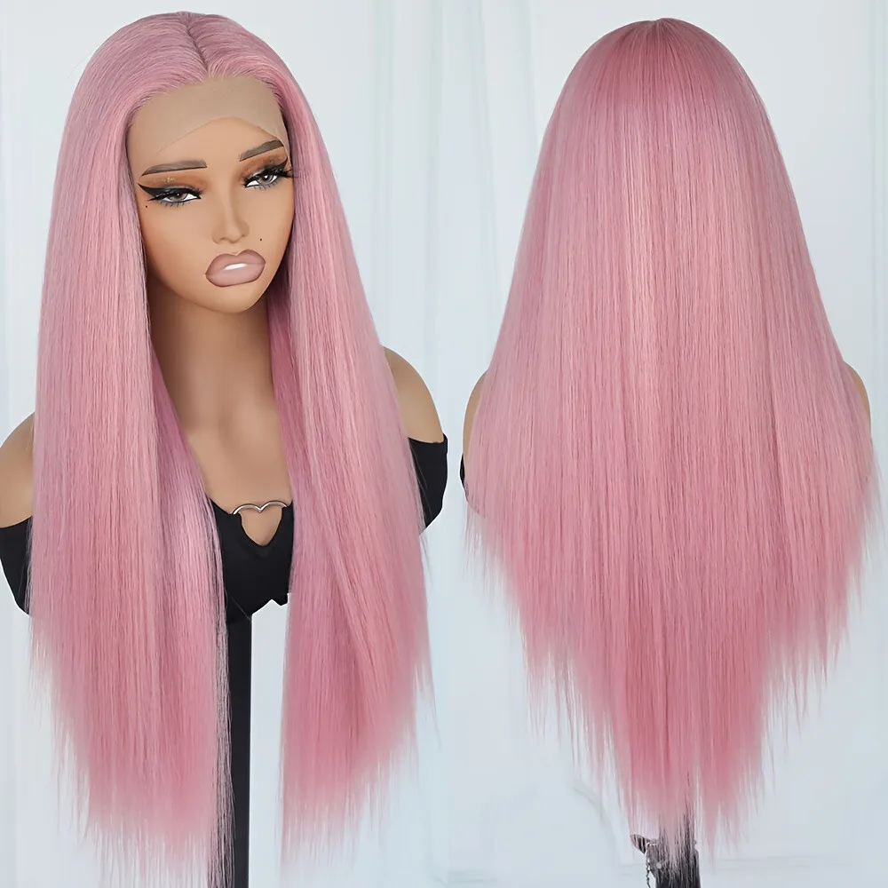 Рисунок 4 - Розовый цвет, длинные прямые волосы