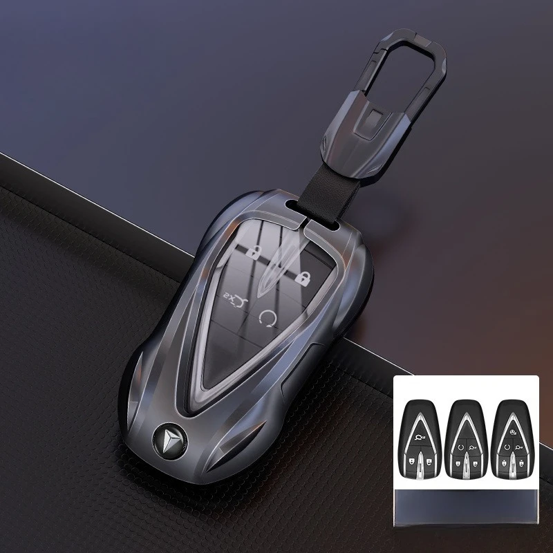 

Premium Zinc Alloy Key Cover Case for Changan CS75 Plus/Eado Plus/CS75/CS55 / UNI-T / Oshan X5 (2024) - Protective Key Fob Shell