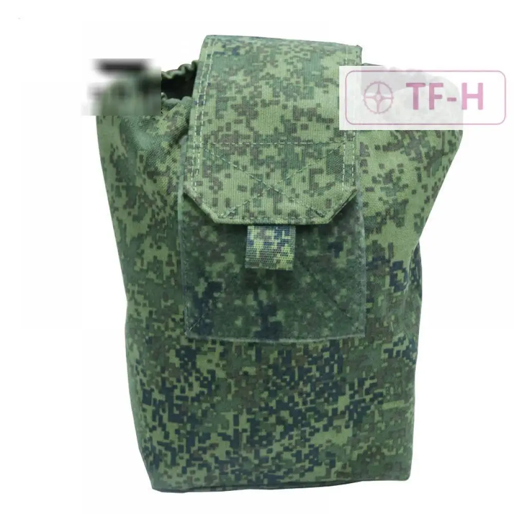 Tactical Molle Magazine Dump Pouch Recycling Bag Hunting Gear Belt Accessories Sundries Protable Storage Bag EMR Camouflage