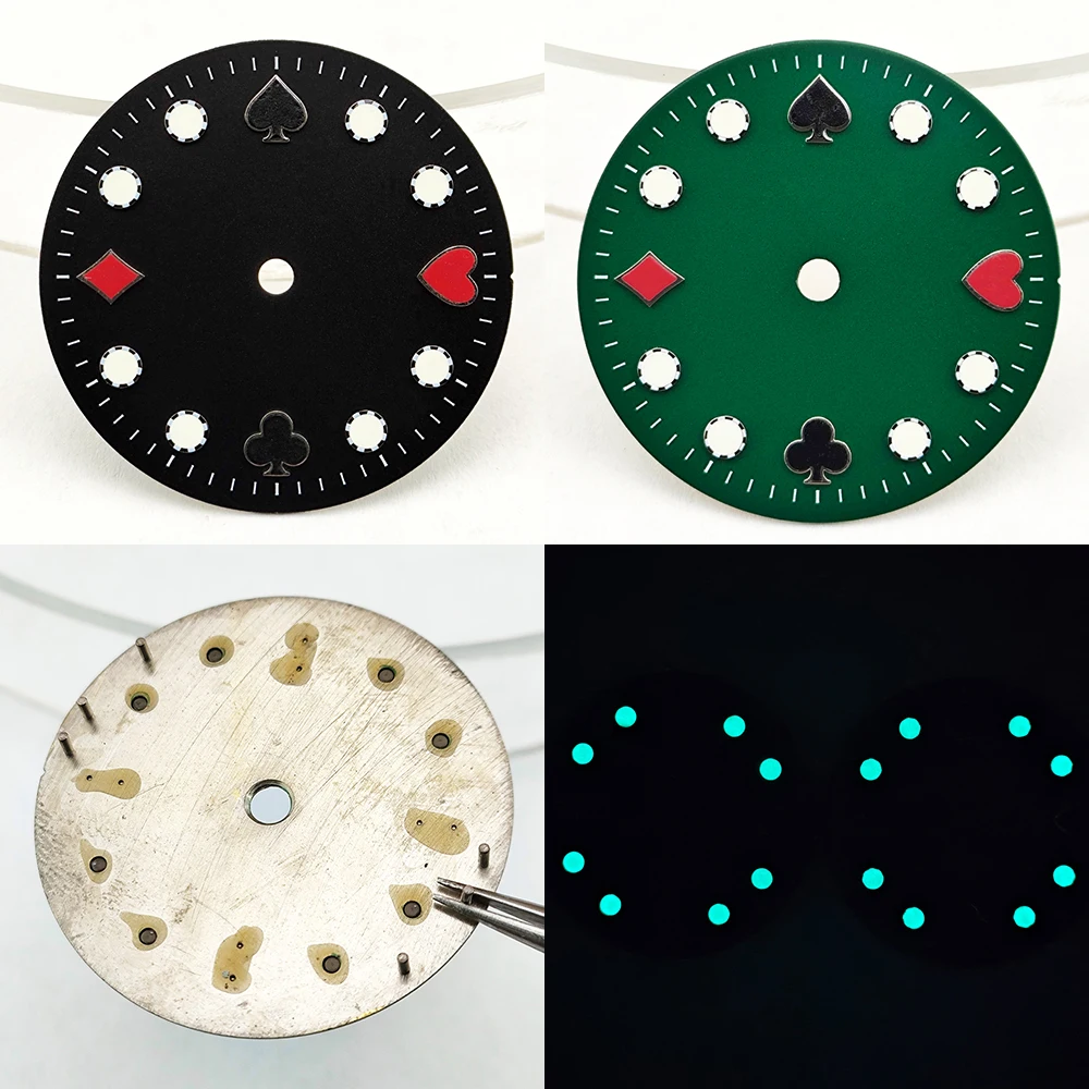 mostrador-nh35-de-285mm-com-estilo-de-cartas-de-poquer-mostrador-azul-luminoso-mostrador-esteril-adequado-para-movimento-nh35-mostrador-de-relogio-masculino