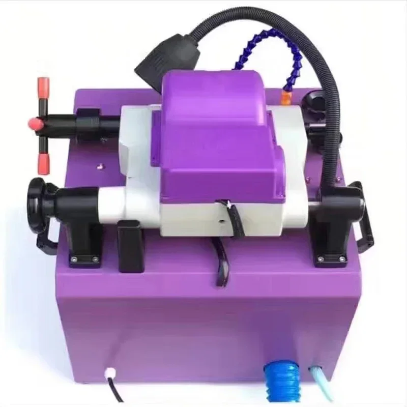 Buddha bead water mill setting machine, jade ball wheel grinding disc small desktop water mill