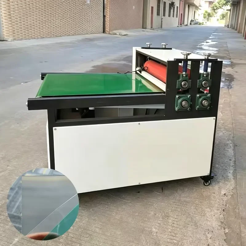 CE Certification New Designed Single/Double Roller Drum Flattener Machine Glue Cardboard Flattener Machine for Book Cover