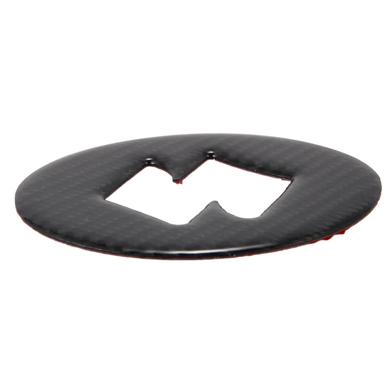 

20X Real Carbon Fiber Steering Wheel Center Sticker Cover For Suzuki Jimny 2019 2020-A97E