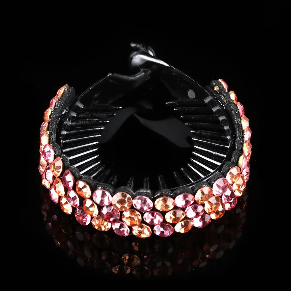 

Аксессуары для волос, расширяющаяся шпилька, заколки для волос со стразами, хрустальный коготь для волос, птичье гнездо, поворотный зажим, заколки для волос с цветами