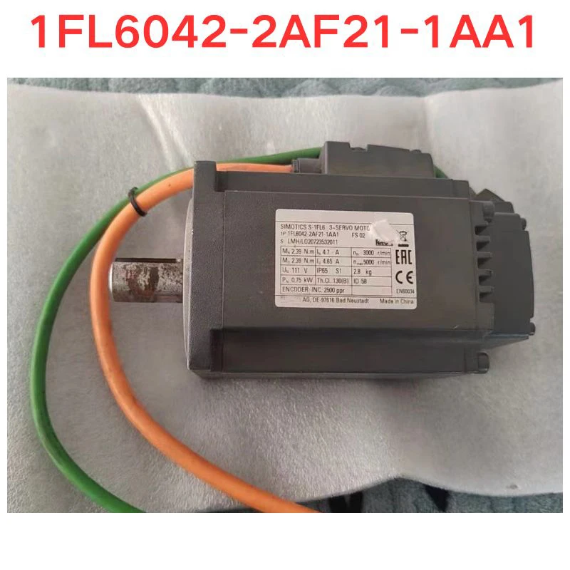 

Used 1FL6042-2AF21-1AA1 servo motor Function check OK