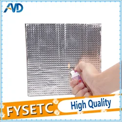 1 Stuk Warmte Isolatie Katoen 220/300/350/400Mm Folie Zelfklevende Isolatie Katoen 10Mm Dikte 3d Printer Verwarming Bed Sticker