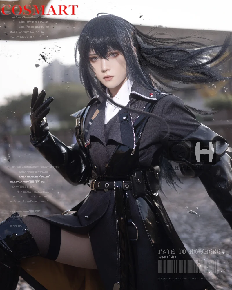 Path To Nowhere Rahu Windbreaker Leather Skirts Cosplay Costume Cos Game Anime Party Uniform Hallowen Play Role Clothes Clothing