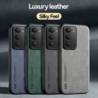 Luxury Leather Case for Xiaomi Redmi 15 5G 4G Magnetic Car Holder Phone Shell for Redmi 14C 4G Fundas