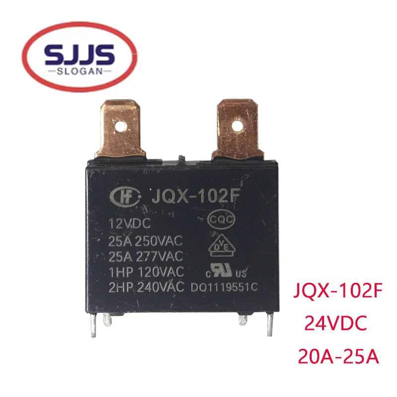 【1PCS】JQX-102F 12VDC 20A Relay air conditioner 4pins