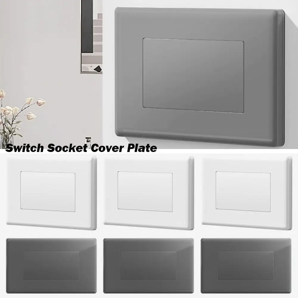 

Home Decoration 118 Type Wall Hole Cover Thickened Switch Socket Cover Plate Decorative Panel Plate Electrical Supplies