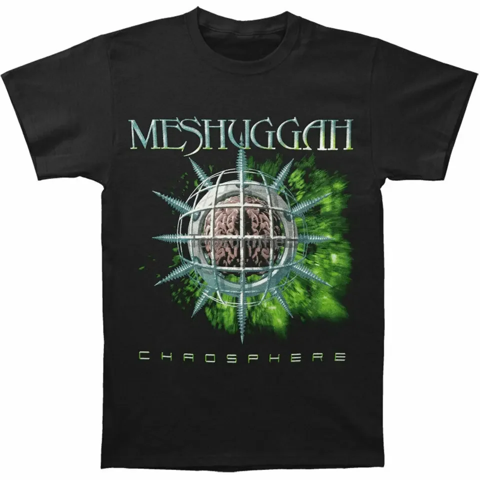 Meshuggah Men’S Chaosphere T-Shirt Black Plus Size Tee Shirt